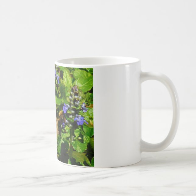 Lila Flower och Humla Kaffemugg (Höger)