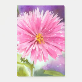 Lila Flower Post-it Block