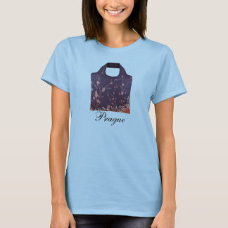 Lila Flower Prag Womens Ringer Shirt Tröja