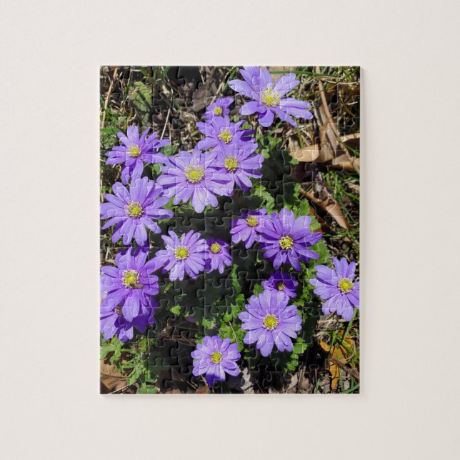 Lila Flower Pussel (Vertikal)