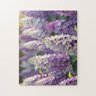 Lila Flower Puzzle Pussel