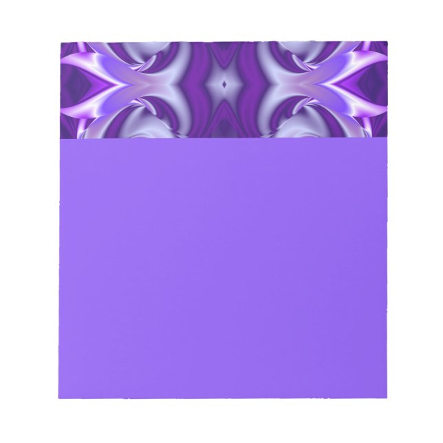 Lila Flower Rainbow Dreams Anteckningsblock (Framsida)