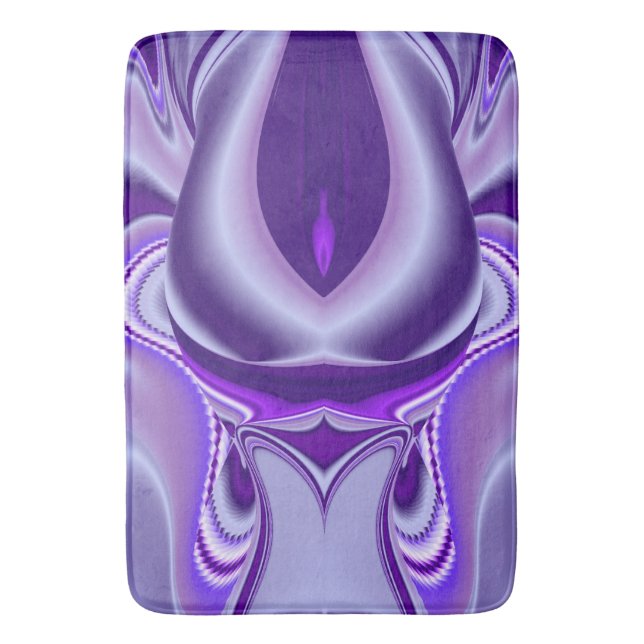 Lila Flower Rainbow Dreams Badrumsmatta (Framsidan (Vertikal))