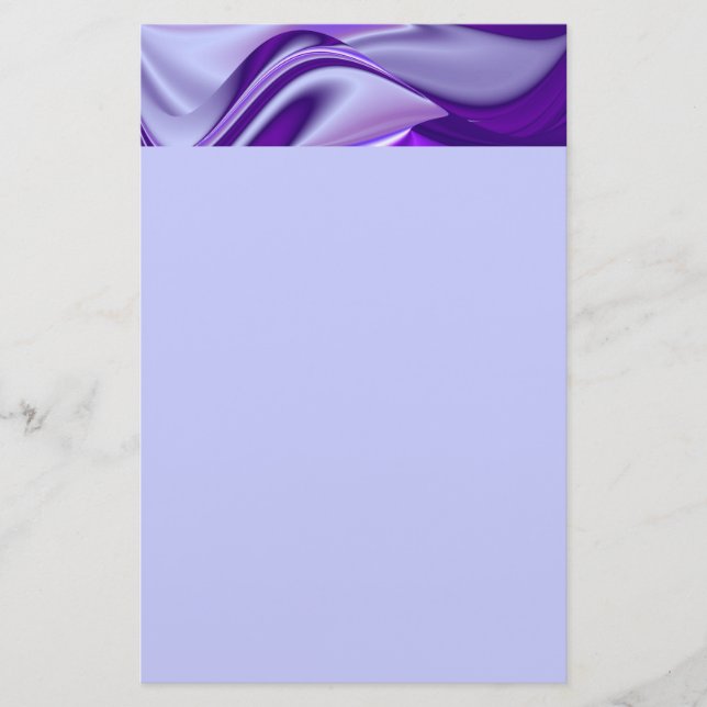 Lila Flower Rainbow Dreams Brevpapper (Framsida)