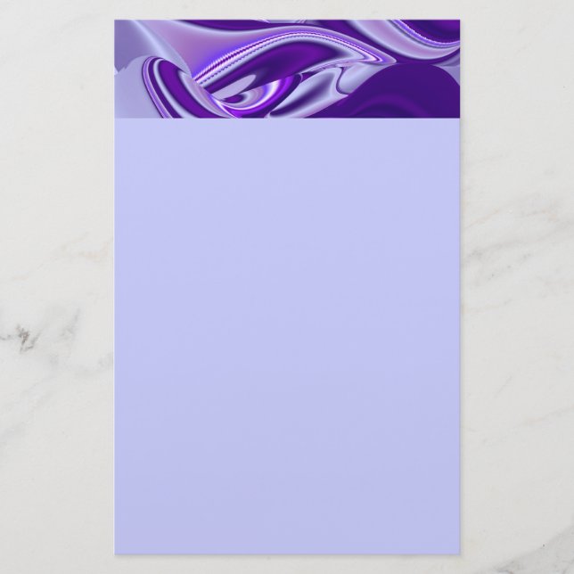 Lila Flower Rainbow Dreams Brevpapper (Framsida)