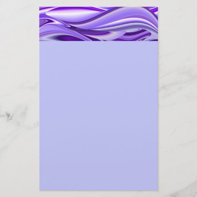 Lila Flower Rainbow Dreams Brevpapper (Framsida)