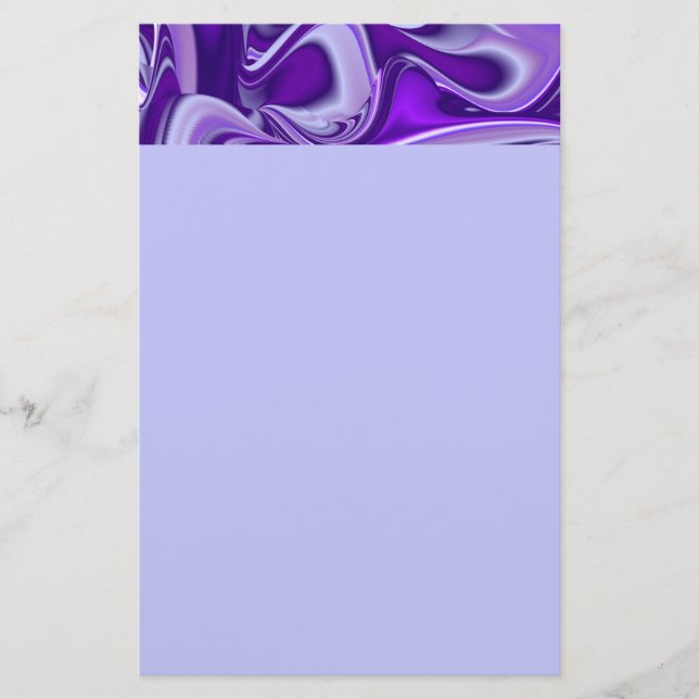 Lila Flower Rainbow Dreams Brevpapper (Framsida)