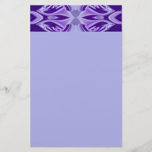 Lila Flower Rainbow Dreams Brevpapper