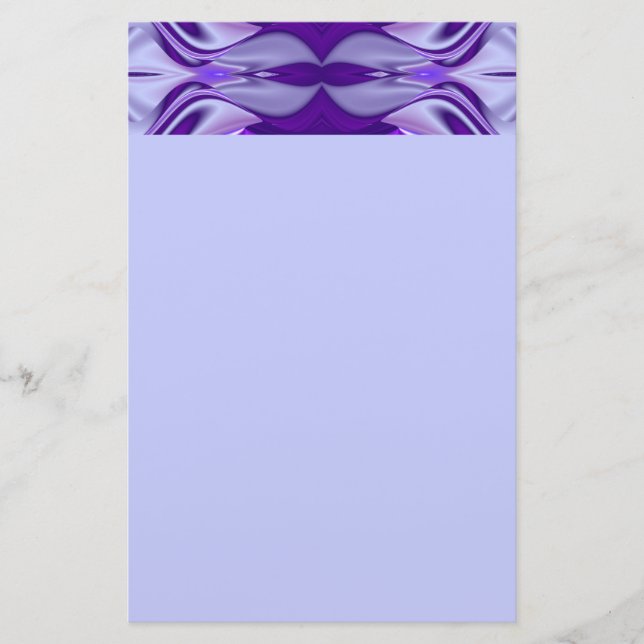 Lila Flower Rainbow Dreams Brevpapper (Framsida)