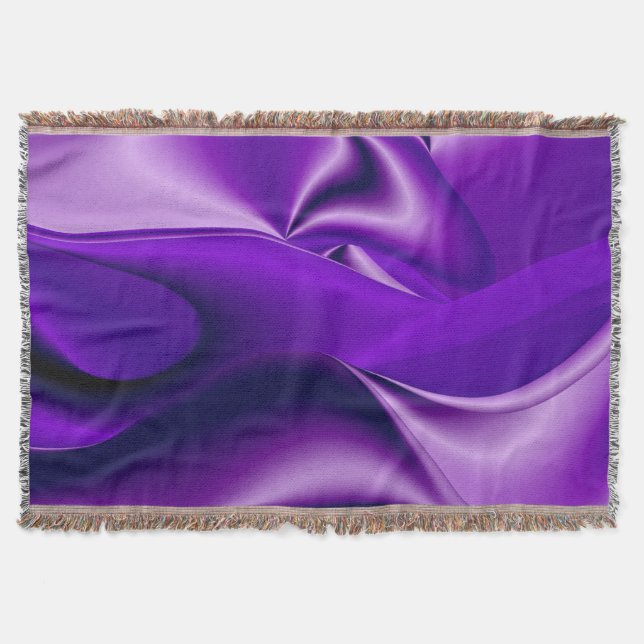 Lila Flower Rainbow Dreams Filt (Framsidan)