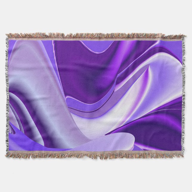 Lila Flower Rainbow Dreams Filt (Framsidan)