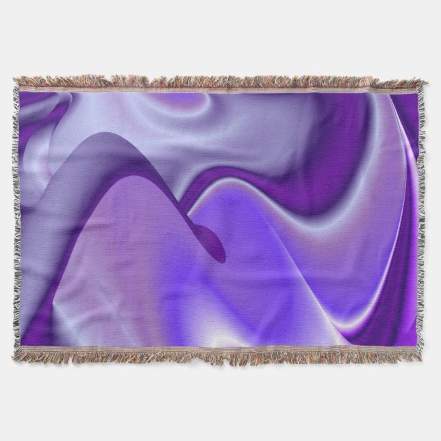 Lila Flower Rainbow Dreams Filt (Framsidan)