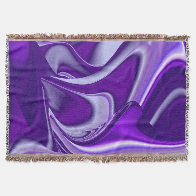 Lila Flower Rainbow Dreams Filt (Framsidan)