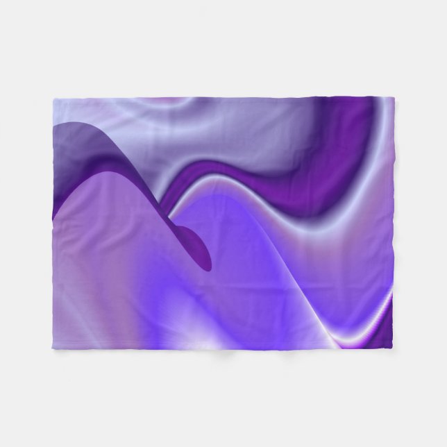 Lila Flower Rainbow Dreams Fleecefilt (Framsidan (Horisontell))
