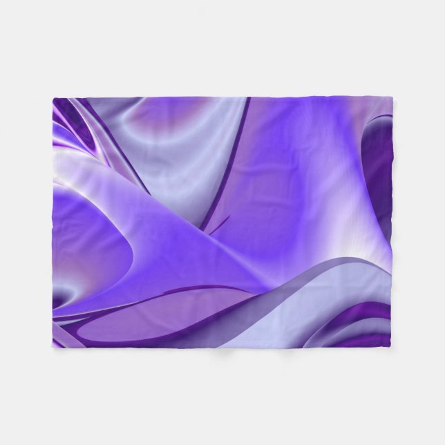 Lila Flower Rainbow Dreams Fleecefilt (Framsidan (Horisontell))