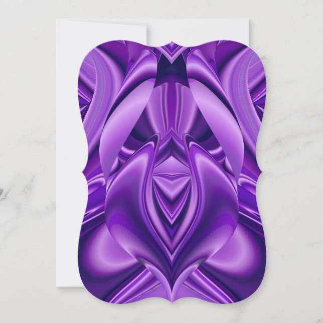 Lila Flower Rainbow Dreams Inbjudningar (Framsida)