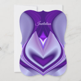 Lila Flower Rainbow Dreams Inbjudningar