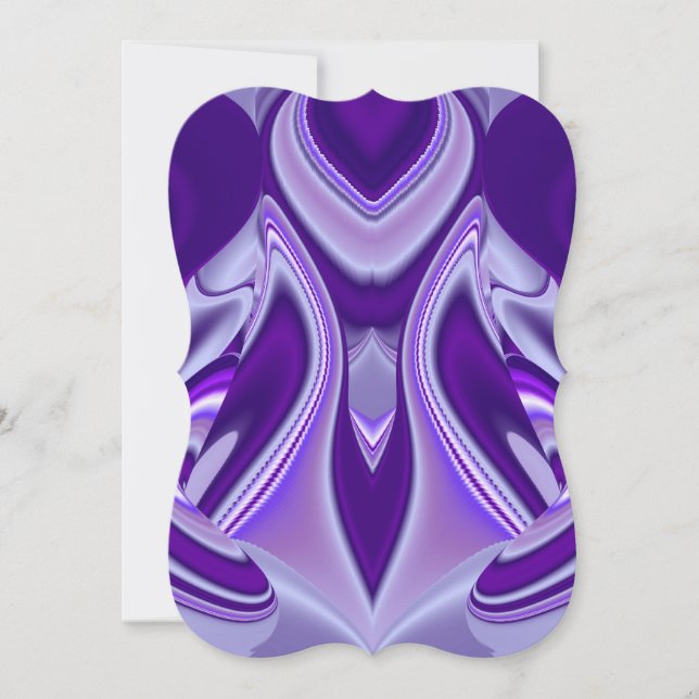 Lila Flower Rainbow Dreams Inbjudningar (Framsida)