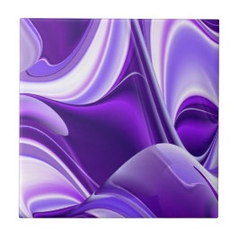 Lila Flower Rainbow Dreams Kakelplatta