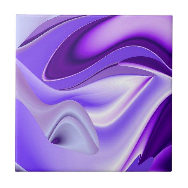 Lila Flower Rainbow Dreams Kakelplatta (Framsidan)