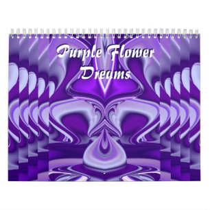 Lila Flower Rainbow Dreams Kalender