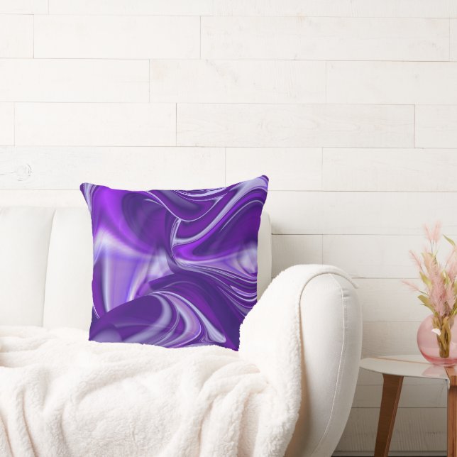 Lila Flower Rainbow Dreams Kudde (Soffa)