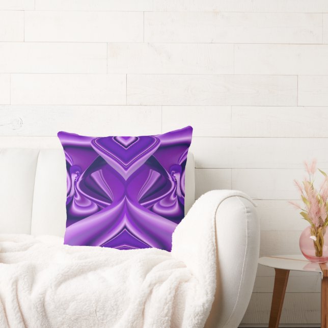 Lila Flower Rainbow Dreams Kudde (Soffa)