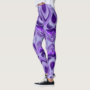Lila Flower Rainbow Dreams Leggings