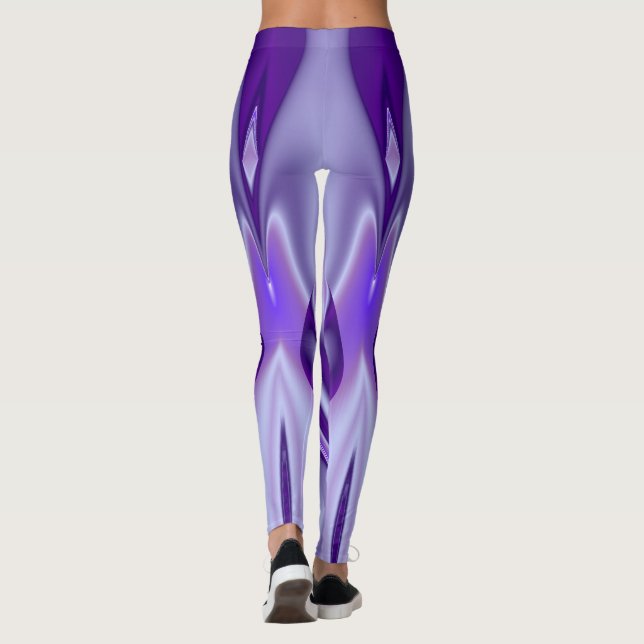 Lila Flower Rainbow Dreams Leggings (Baksida)