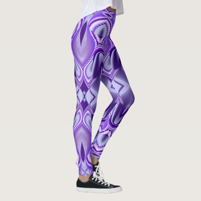 Lila Flower Rainbow Dreams Leggings (Höger)