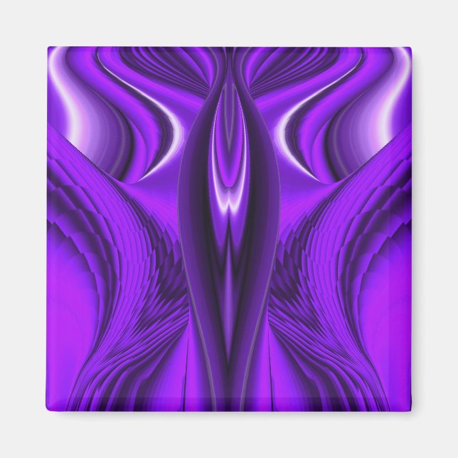 Lila Flower Rainbow Dreams Magnet (Framsidan)