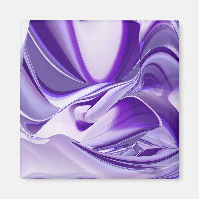 Lila Flower Rainbow Dreams Magnet (Framsidan)