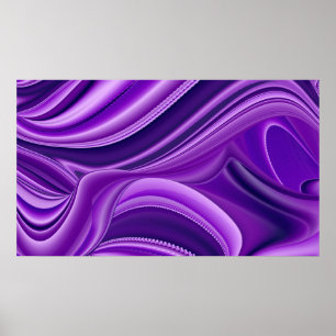 Lila Flower Rainbow Dreams Poster