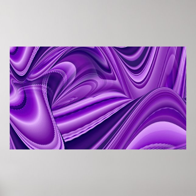 Lila Flower Rainbow Dreams Poster (Framsidan)