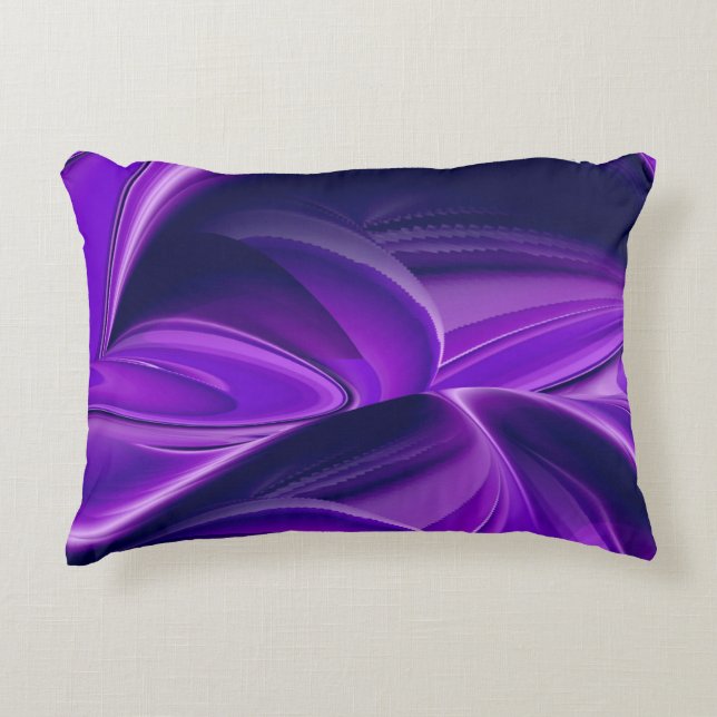 Lila Flower Rainbow Dreams Prydnadskudde (Framsidan)