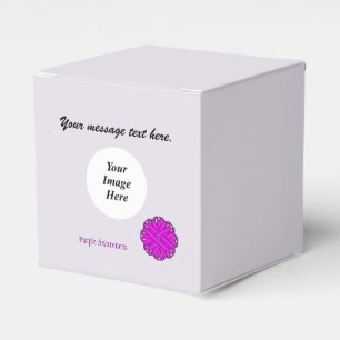 Lila Flower Ribbon Template av Kenneth Yoncich Presentaskar