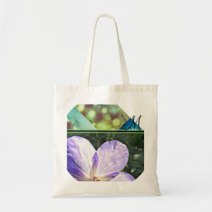 Lila Flower Sunshine (monogram) Tygkasse