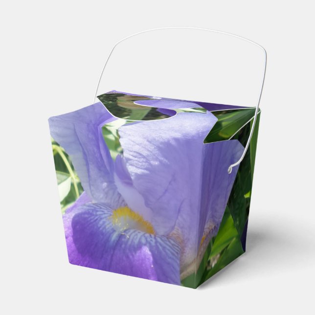 Lila Flower take-out-favoritruta Presentaskar (Framsidan Sidan)