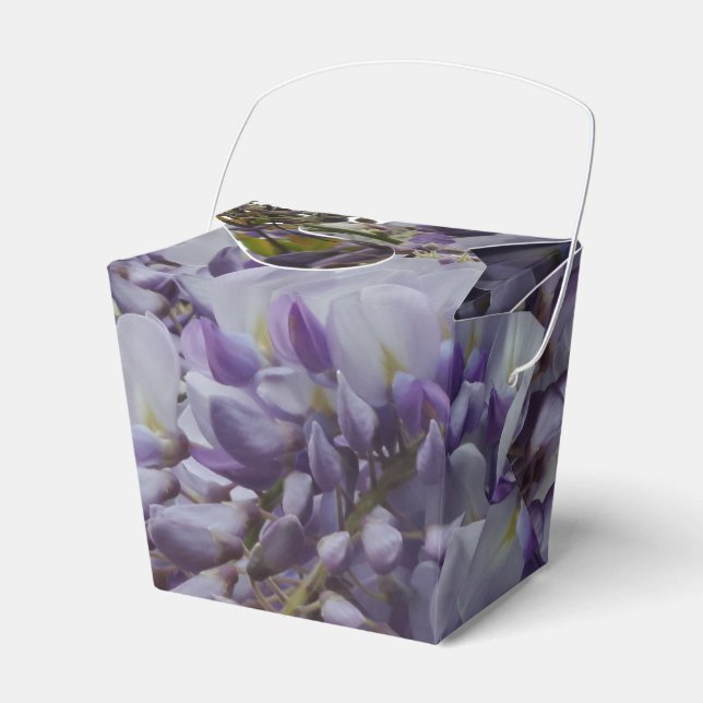 Lila Flower take-out-favoritruta Presentaskar (Framsidan Sidan)