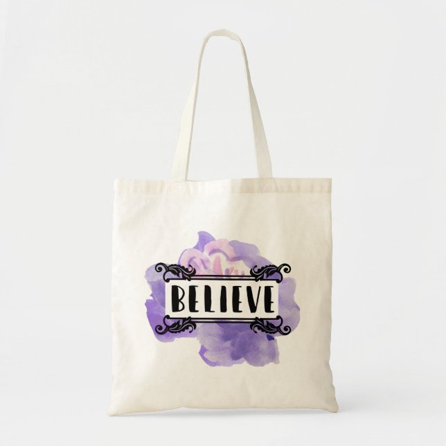 Lila Flower - tro Tygkasse (Framsidan)