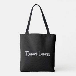 Lila Flower Tygkasse