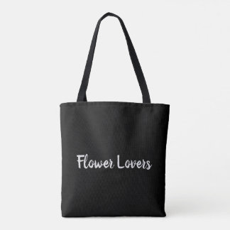 Lila Flower Tygkasse