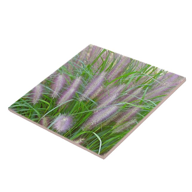 LILA FONTÄN GRASS CERAMIC TILE KAKELPLATTA (Sidan)