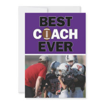 Lila Football Coach Best All Anpassningsbar Photo
