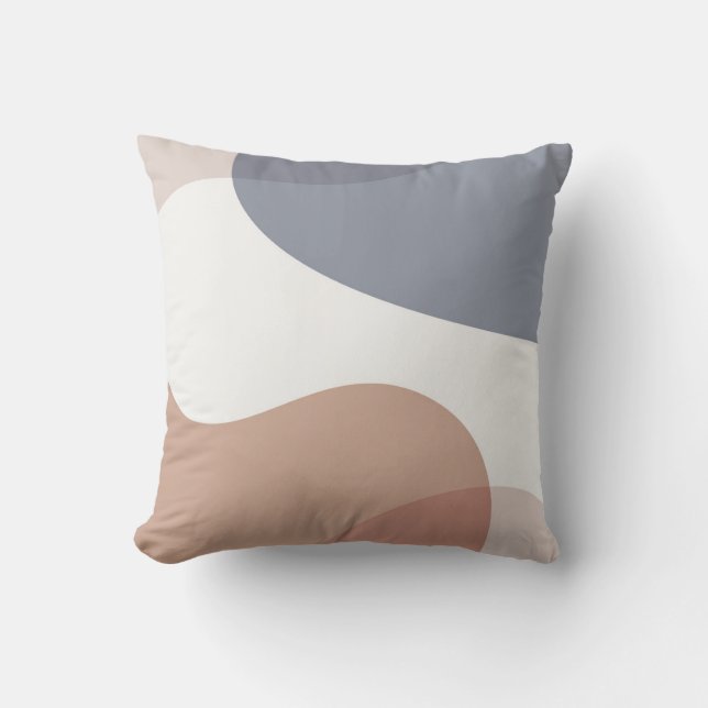 Lila för abstrakt Art Design Kudde (Framsida)