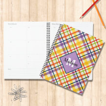 Lila för Bright School Play Monogram Planner
