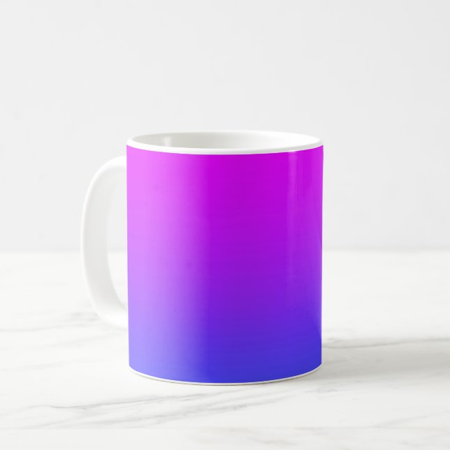 Lila för färgad Rosa Ombre 4Alicia Kaffemugg (Framsida vänster)