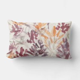 Lila för färgreduktning av abstrakt lumbarkudde