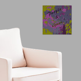 Lila för Grönt av vektorfärg för modern Abstrakt Poster
