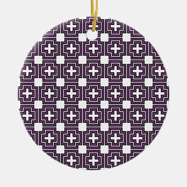 Lila för kor och fyrkanter - Ornament (Framsidan)